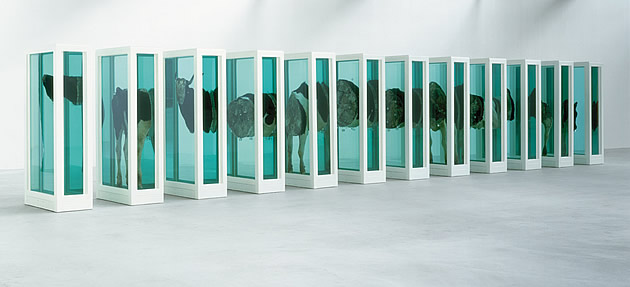 Some Comfort Gained from the Acceptance of the Inherent Lies in Everything 2006, Damien Hurst modern art by damien hurst