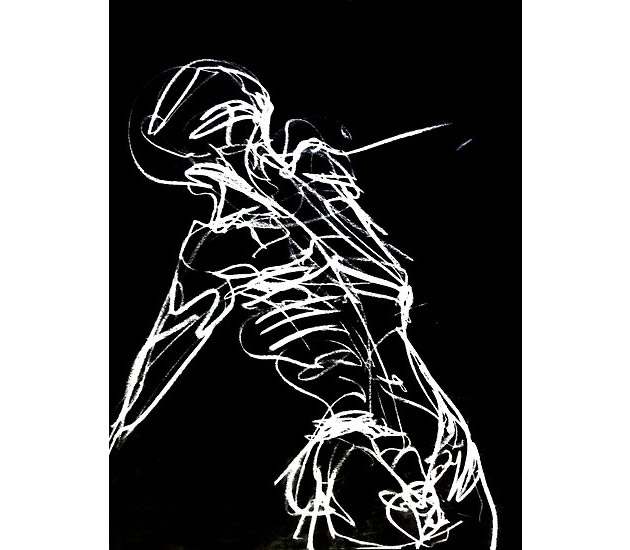Figure drawing by Karoline Cummings