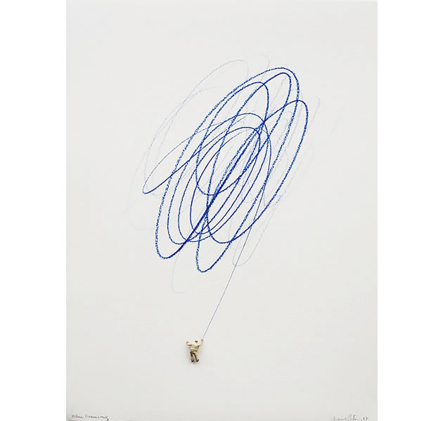experimental line drawing by liliana porter
