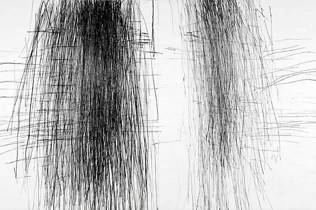 scribble drawing by William Anastasi