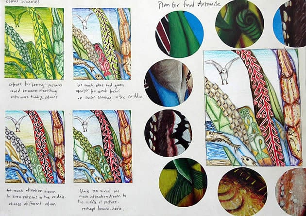 Gcse art sketchbook examples Gcse art sketchbook examples image