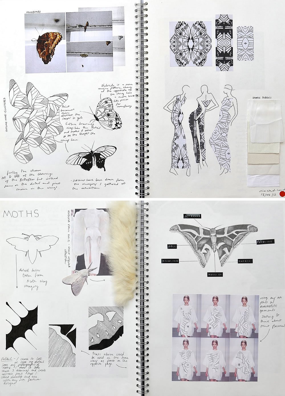 Butterfly fashion design project