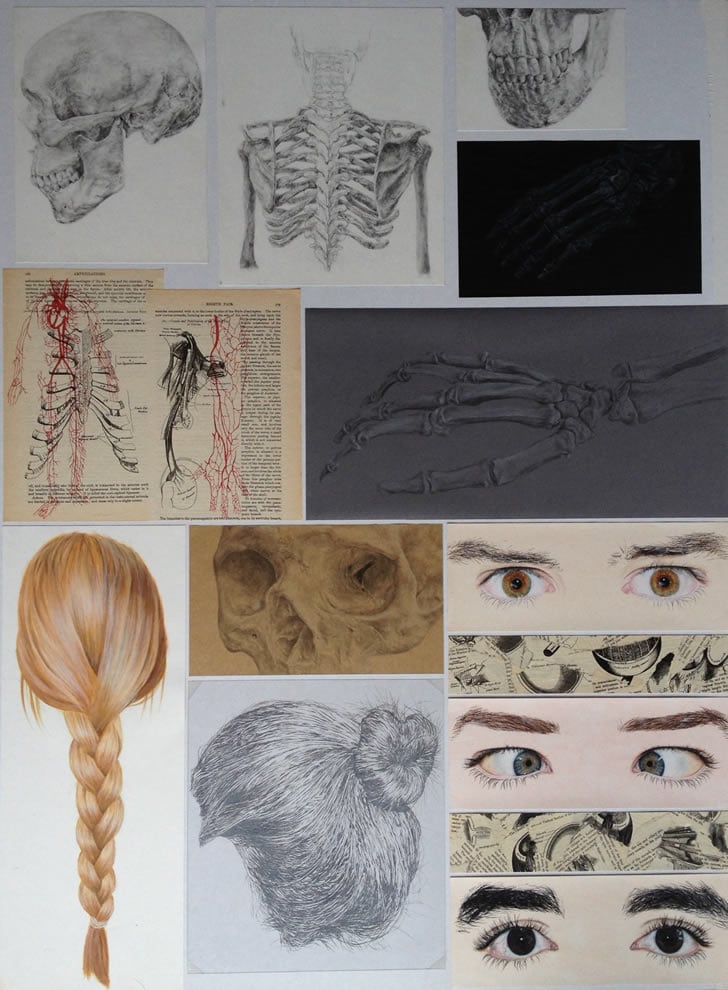 A Level Art: exploration of human form