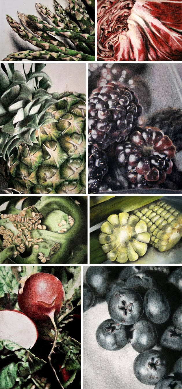 Phenomenal Fruit Drawings: AP Studio Art