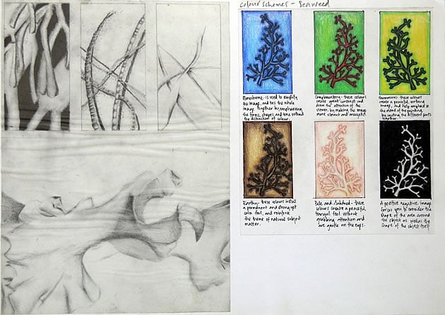 International Gcse Art Sketchbook Coursework Project 98