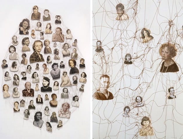 What is the process for creating a custom drawing from multiple photos?