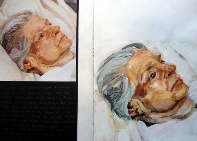Lucian Freud sketchbook