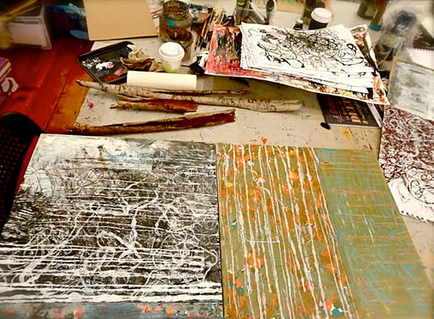 painting with string