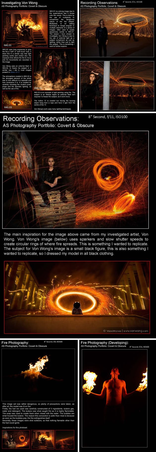 Benjamin Von Wong fire paintings