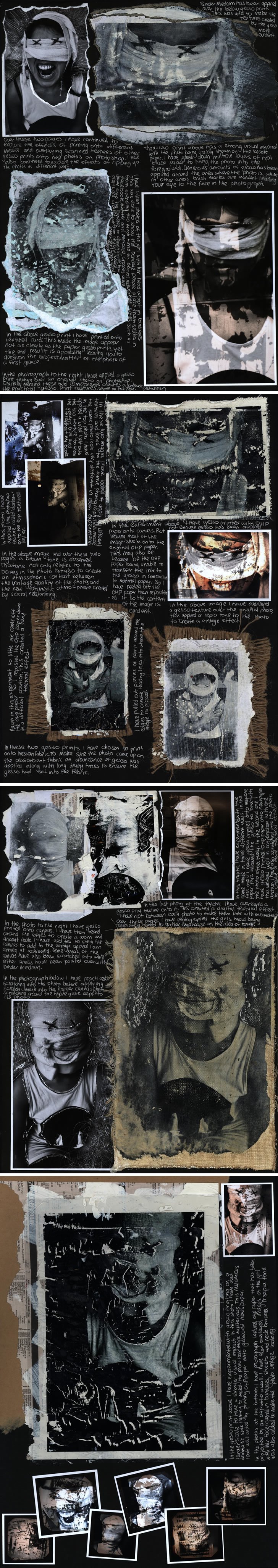 wrapped bandages: creative portraiture ideas