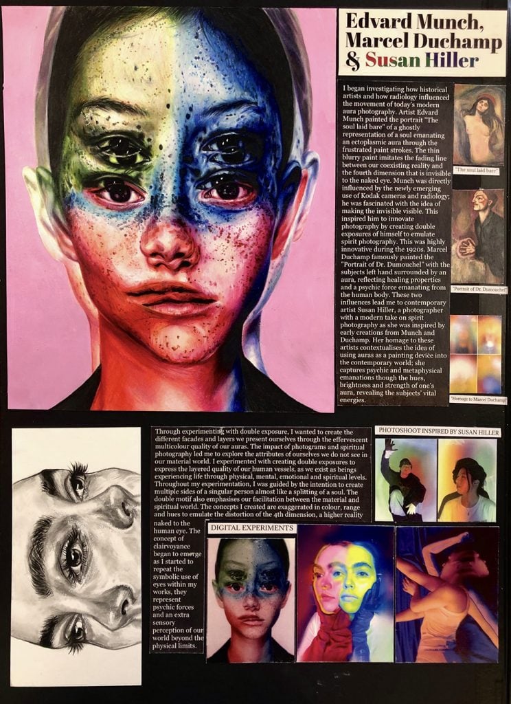 A Level Art prep sheet